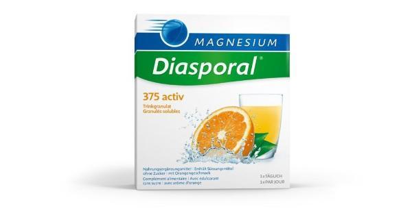 Magnesio Diasporal Activ granuli da bere arancio 20 pezzi