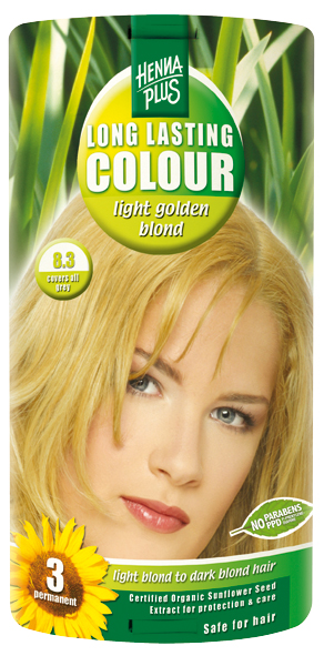 HENNA PLUS Colore a lunga durata 8.3 biondo oro