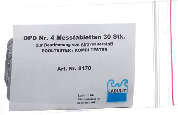 LABULIT Pooltester compressa di ricambio DPD Nr4 30 pezzi