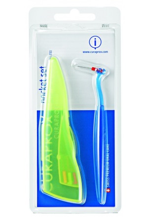 Curaprox CPS 457 Pocket Set Holder+4 scovolini interdentali