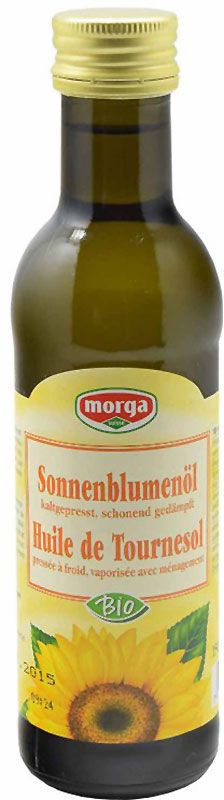 MORGA BIO Olio di girasole spremuto a freddo Fl 1,5dl