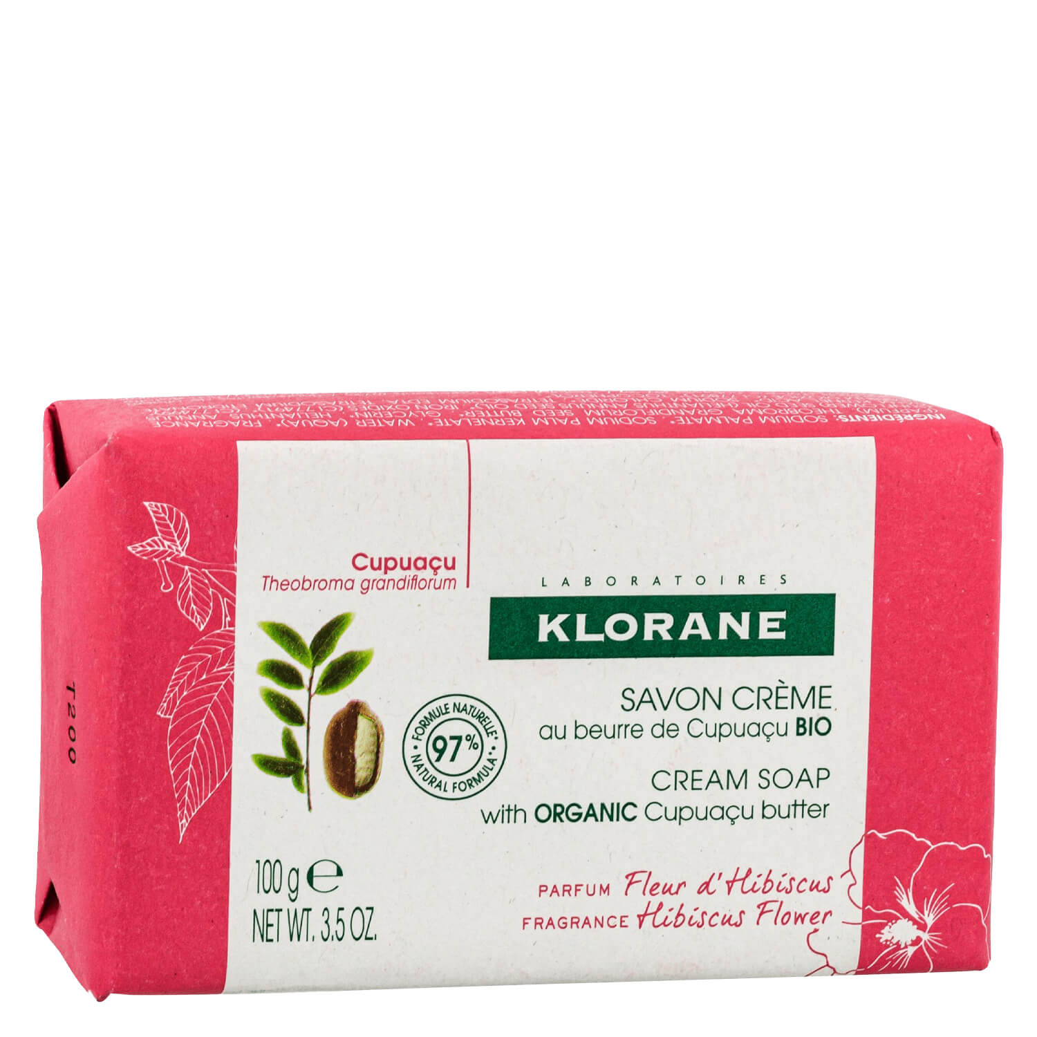 Sapone in crema Klorane ai fiori di ibisco 100g