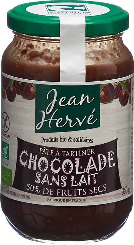 Paté Jean Hervé Chocolat sans Lait 350g