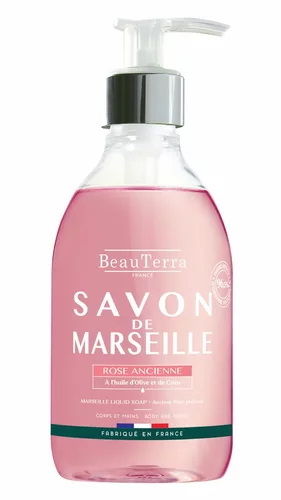 Sapone liquido BeauTerra Marsiglia rosa antico 300 ml