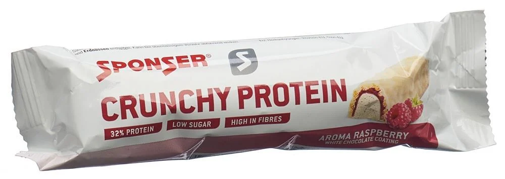 SPONSER® Barretta proteica croccante al lampone 50g