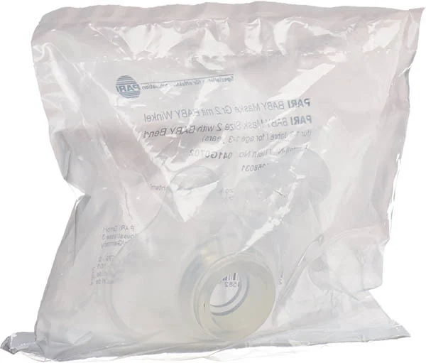 Maschera per bambini PARI misura 2 con angolo di 90° per bambini