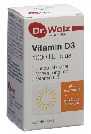 DR. WOLZ Vitamina D3 1000 U.I. plus Capsule 60 Capsule