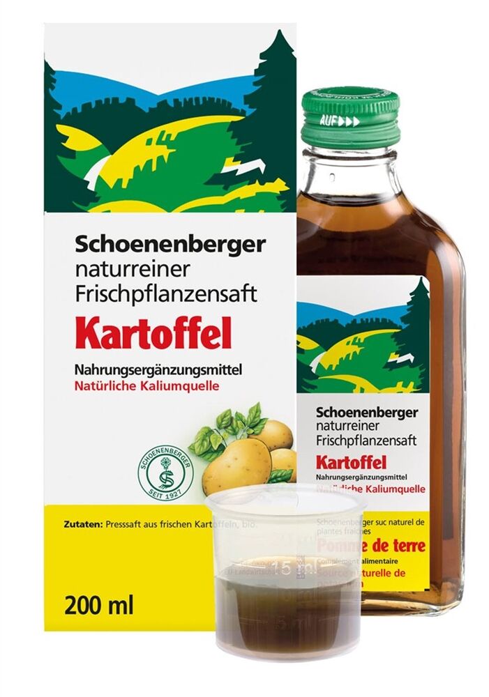 Schoenenberger Patata puro succo vegetale fresco naturale biologico 200ml