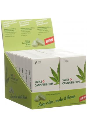 SWISS CANNABIS Gomma 120 mg CBD Menta 16 cartoni 24 pezzi