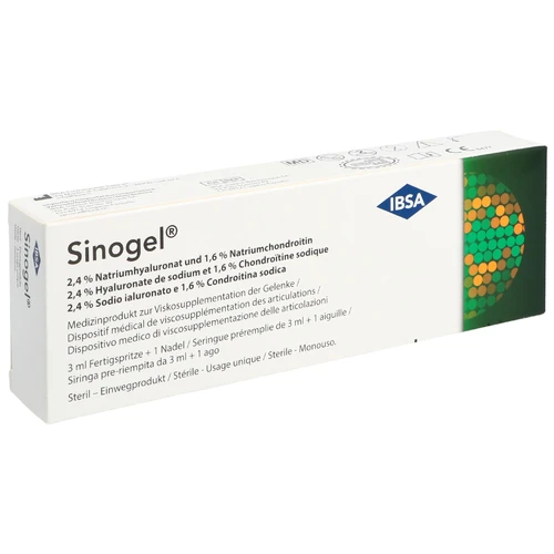 SINOVIAL Sinogel Inj Sol 2,4% + 1,6% Fertspr 3ml