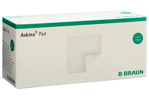 ASKINA Pad in tessuto non tessuto comprimibile 5x5cm non-ha 100 pezzi