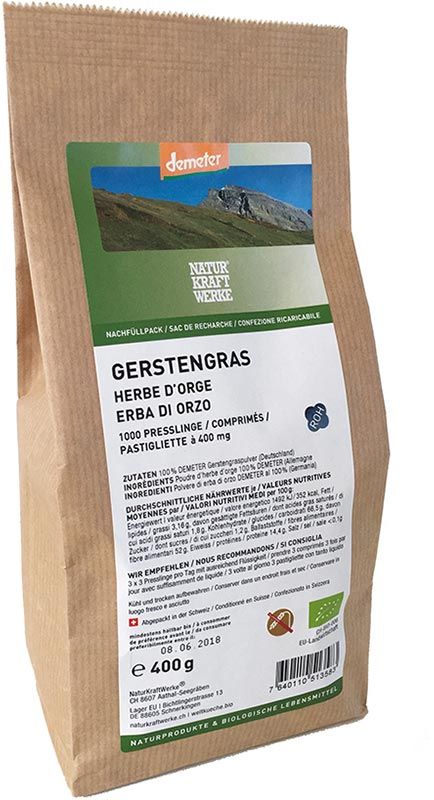 NATURKRAFTWERKE Pressa per erba d'orzo Demeter 1000 pezzi