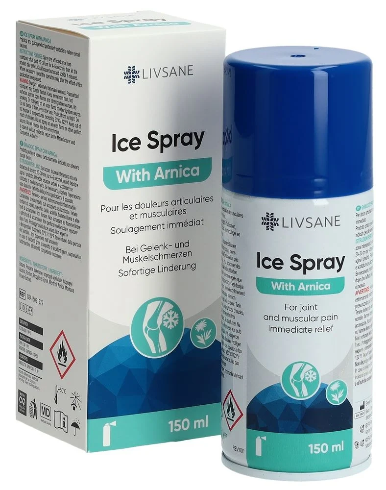 Livsane ghiaccio spray con arnica 150 ml