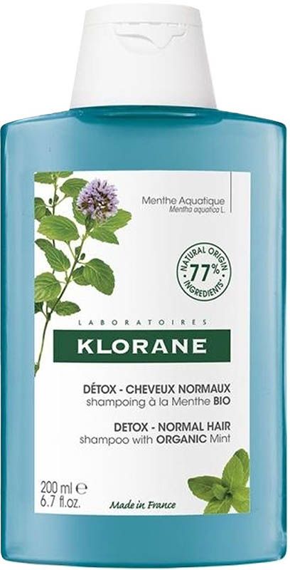 Shampoo biologico alla menta acquatica Klorane 200 ml