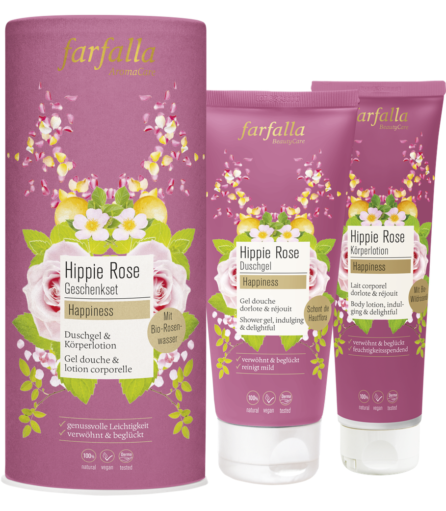 Set regalo FARFALLA Hippie Rose