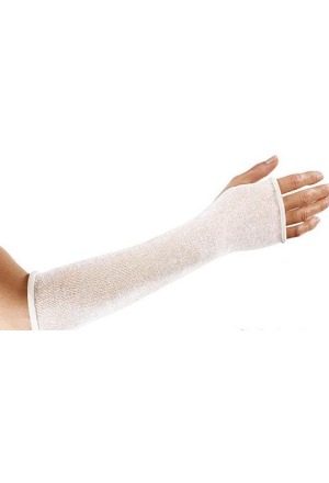 Benda tubolare TG 6,5 cmx20 m in rotolo bianco