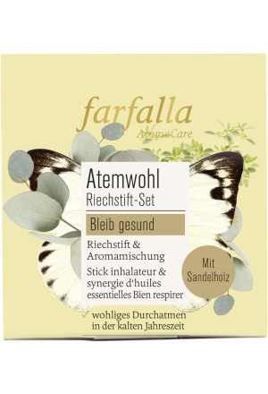FARFALLA Set di bastoncini profumati Atemwohl