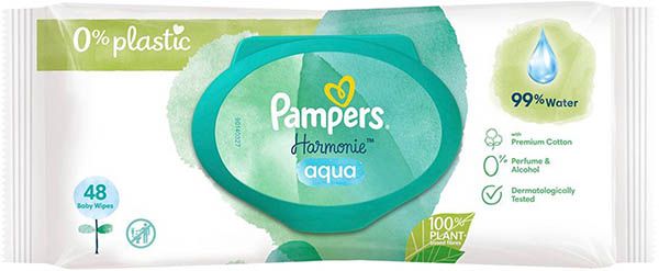 Pampers Salviette umidificate Aqua Harmony 48 pezzi