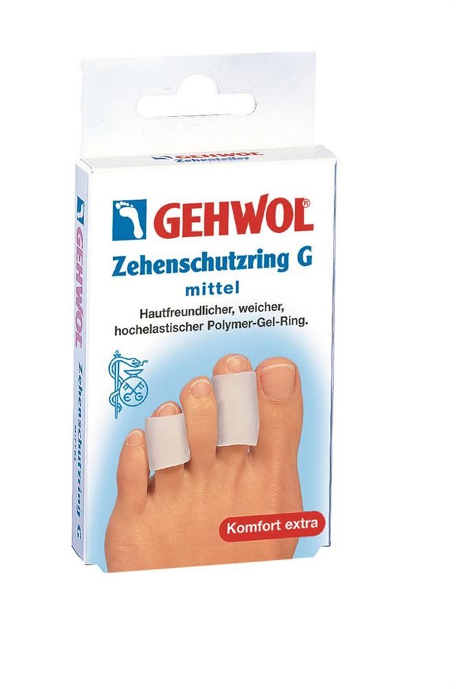 GEHWOL Anelli di protezione per le dita dei piedi G 30mm medio 2 pezzi
