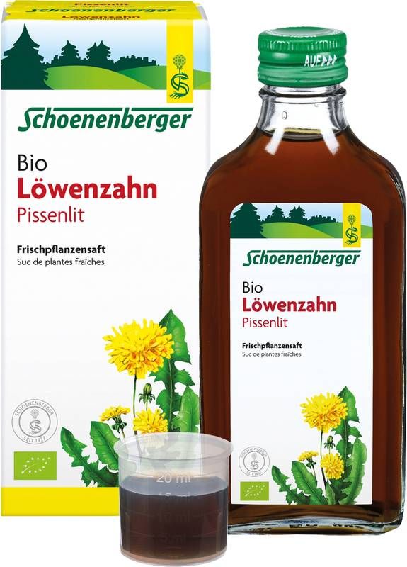Schoenenberger Succo fresco di tarassaco biologico 200ml