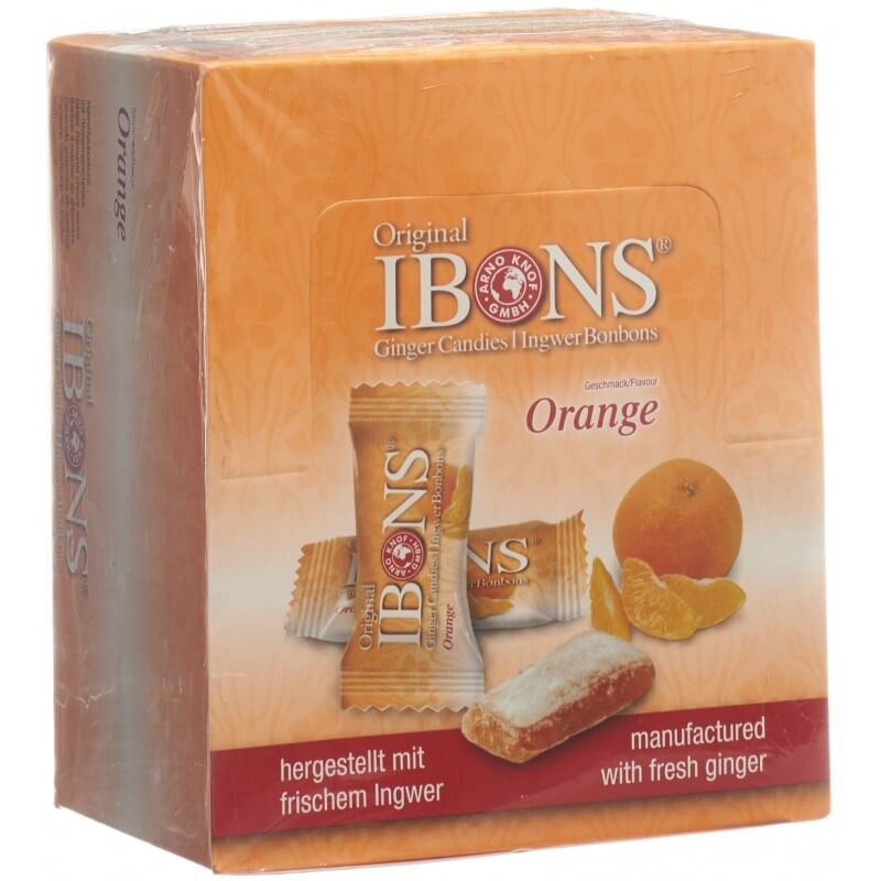IBONS Ingwer Bonbon Orange 12x60g