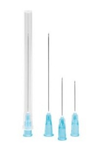 Cannula STERICAN G23 0,6x30mm 1 1/4 lunga blu 100 pezzi