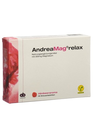 ANDREAMAG relax compresse effervescenti gusto lampone 60 pezzi