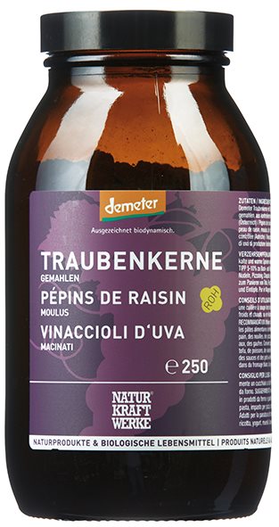NATURKRAFTWERKE Gemma di semi d'uva Demeter 250g