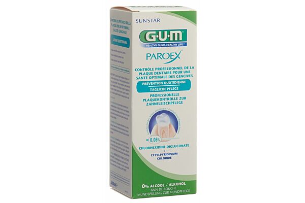 GUM Paroex Collutorio 0,06% Clorexidina 500ml