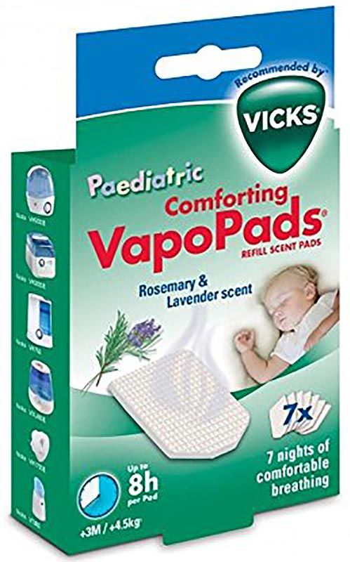 Vicks VapoPads VBR 7 confezione di ricarica fragranza rosmarino lavanda 7 pezzi