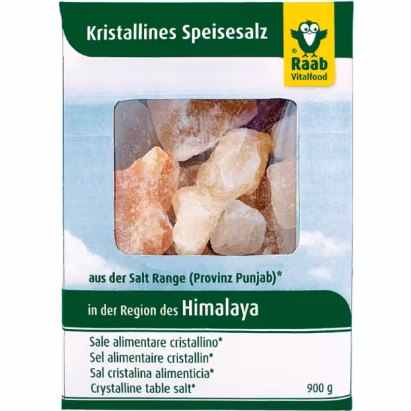 Sale himalayano in pezzi cartone 900 g