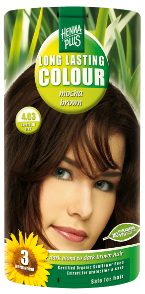 HENNA PLUS Colore a lunga durata 4.03 marrone moka
