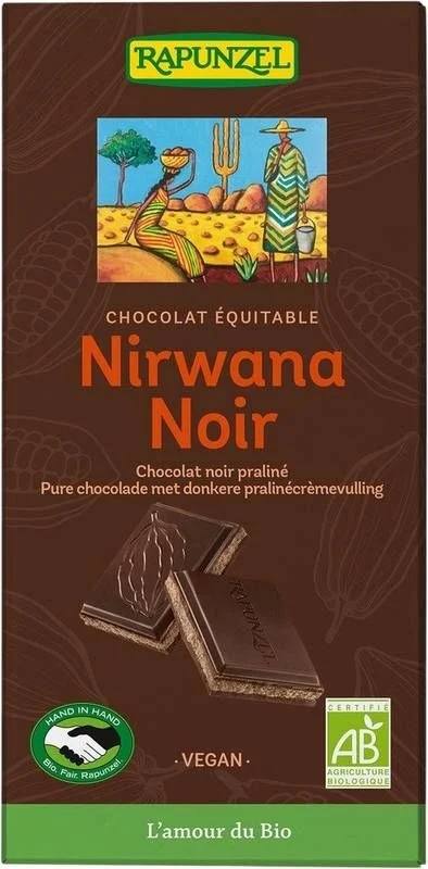 Rapunzel Cioccolato 55% Noir Nirwana 100g