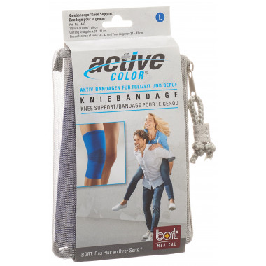 Bort ActiveColor ginocchiera M -37cm blu