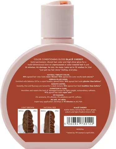 Gloss sublimante per capelli nel colore rosso ciliegia Glace Cherry 190 ml