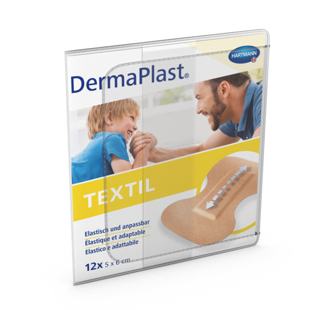 DermaPlast benda tessile per polpastrelli 5x6cm elasticizzata 12 pezzi