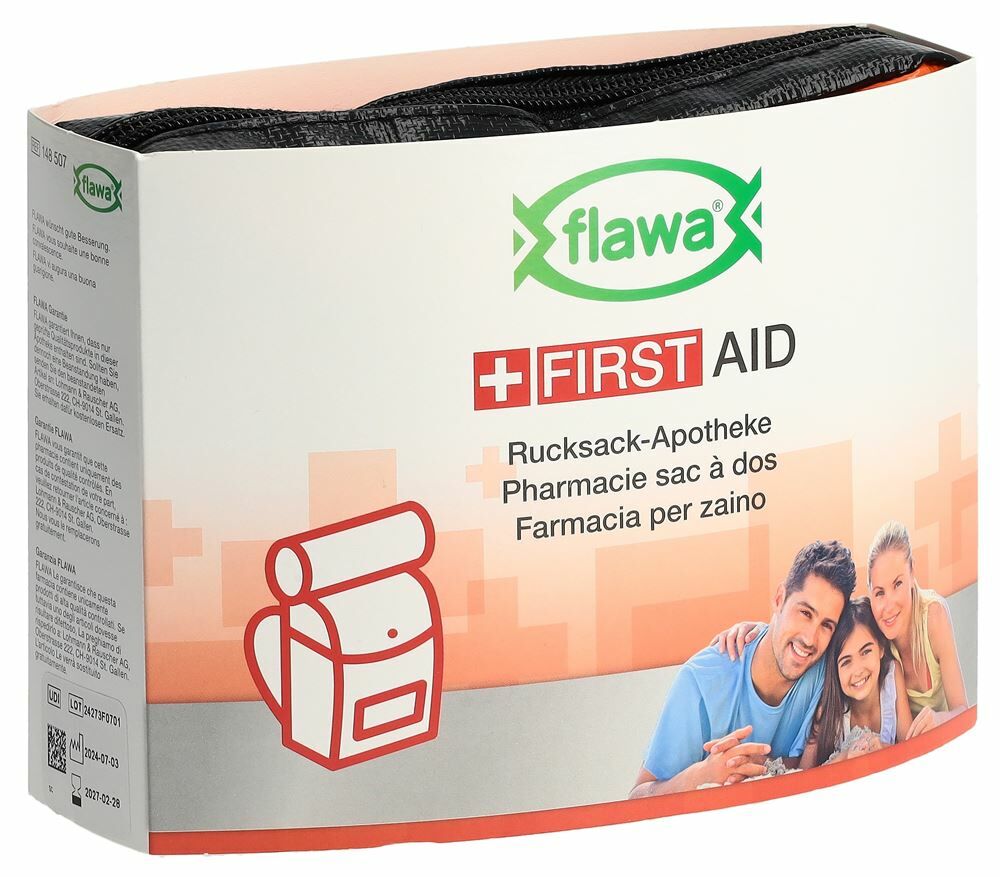 Zaino FLAWA farmacia arancio/nero