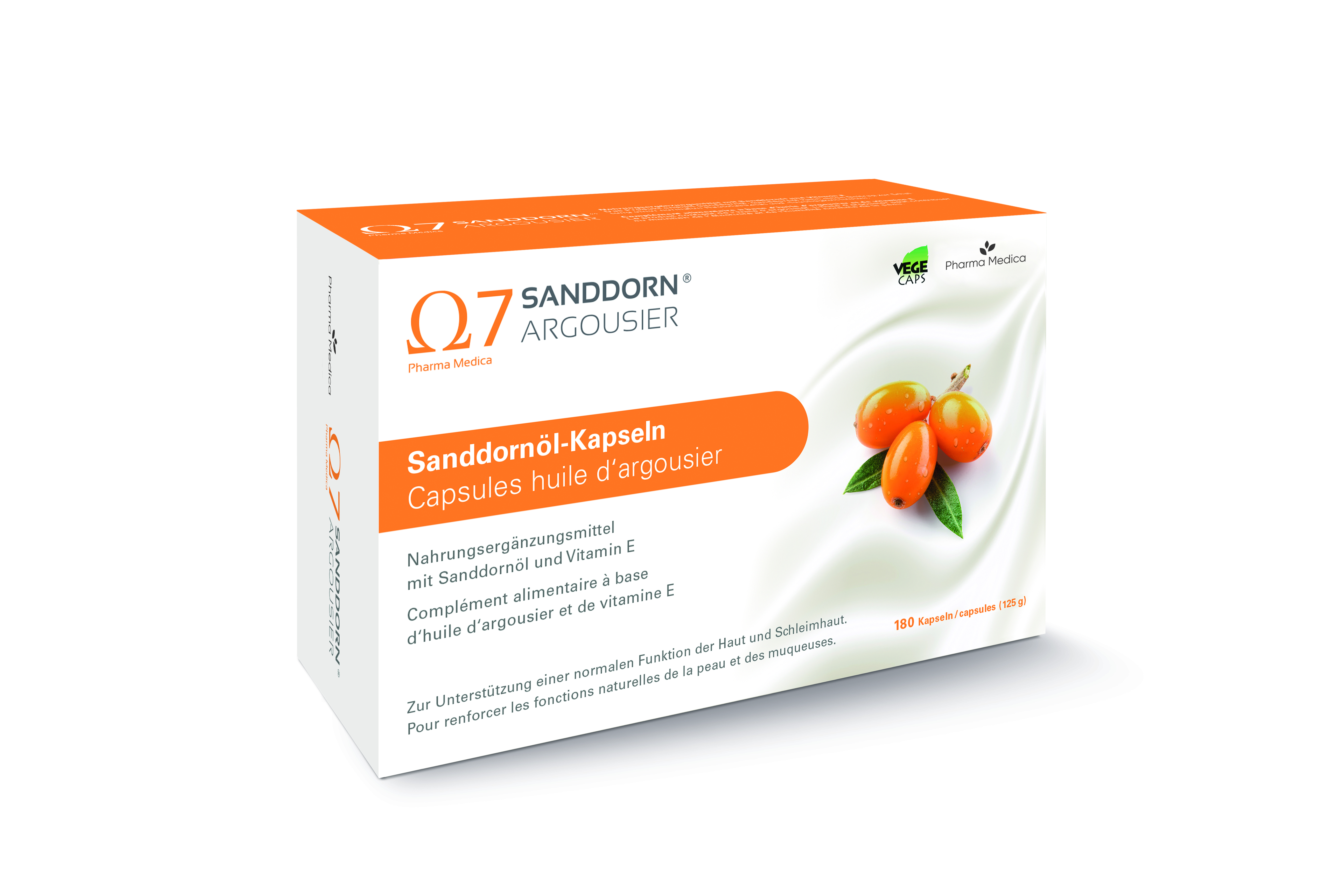Ω7 Olivello spinoso Capsule di olio di olivello spinoso Argousier® 180 pezzi