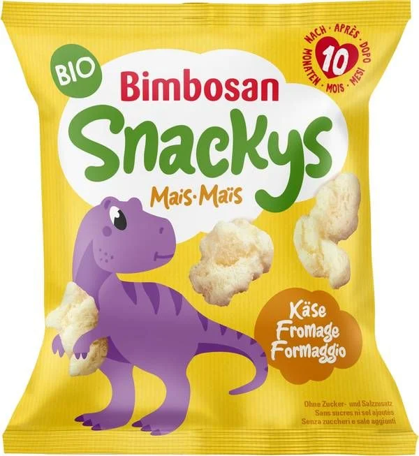 BIMBOSAN Snack al formaggio biologico 8 x 20g