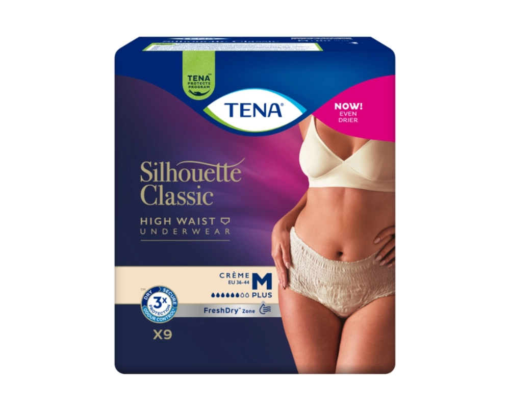 TENA Silhouette Classic Plus M crema 9 pezzi