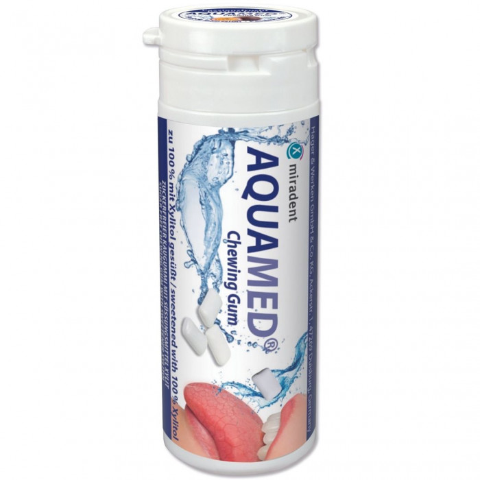 MIRADENT AQUAMED gomma da masticare per bocca secca 30 pezzi