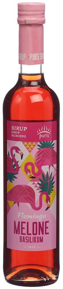 PURIS Sciroppo Flamingo 6 bottiglie di vetro 50cl