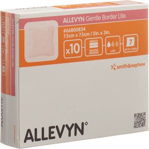 Allevyn Gentle Border Lite 7,5x7,5 cm 10 pezzi