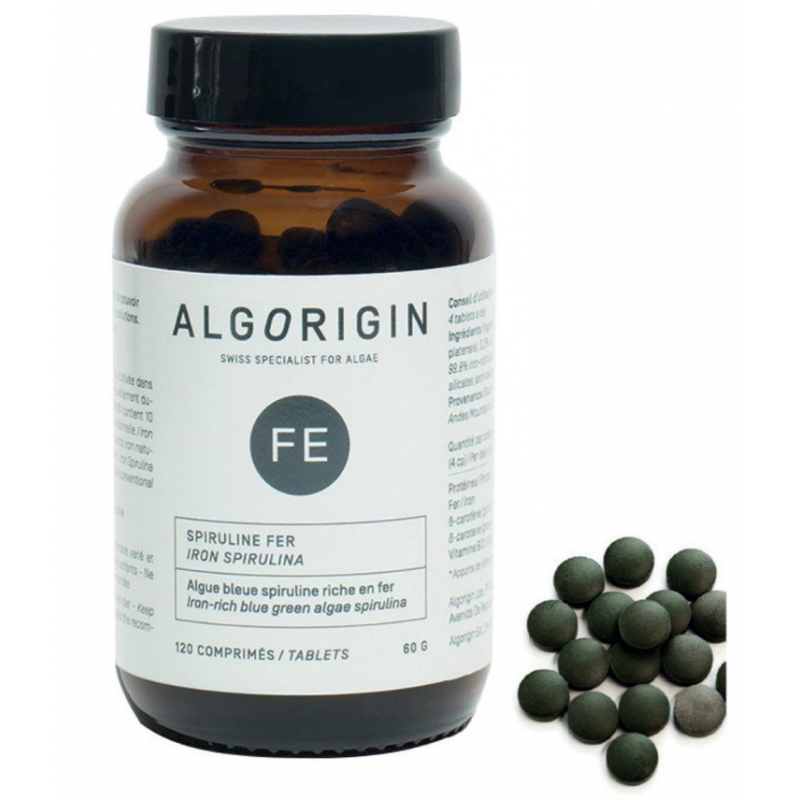 ALGORIGIN Eisen Spirulina Tabletten 120 Stück