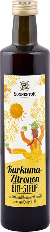 Sciroppo di curcuma e limone Sonnentor 500ml