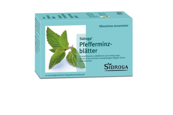 Sidroga Foglie di menta piperita 20 Btl 1,5g