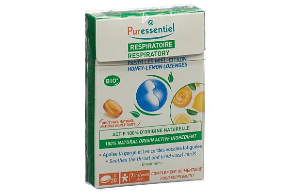 Puressentiel pastiglie per le vie respiratorie miele-limone Fl 20 pezzi
