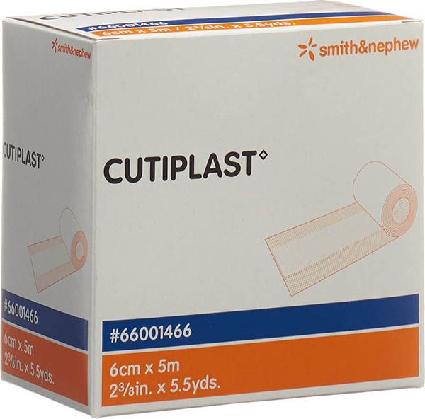 Medicazione in tessuto non tessuto Cutiplast al metro 6cmx5m bianco