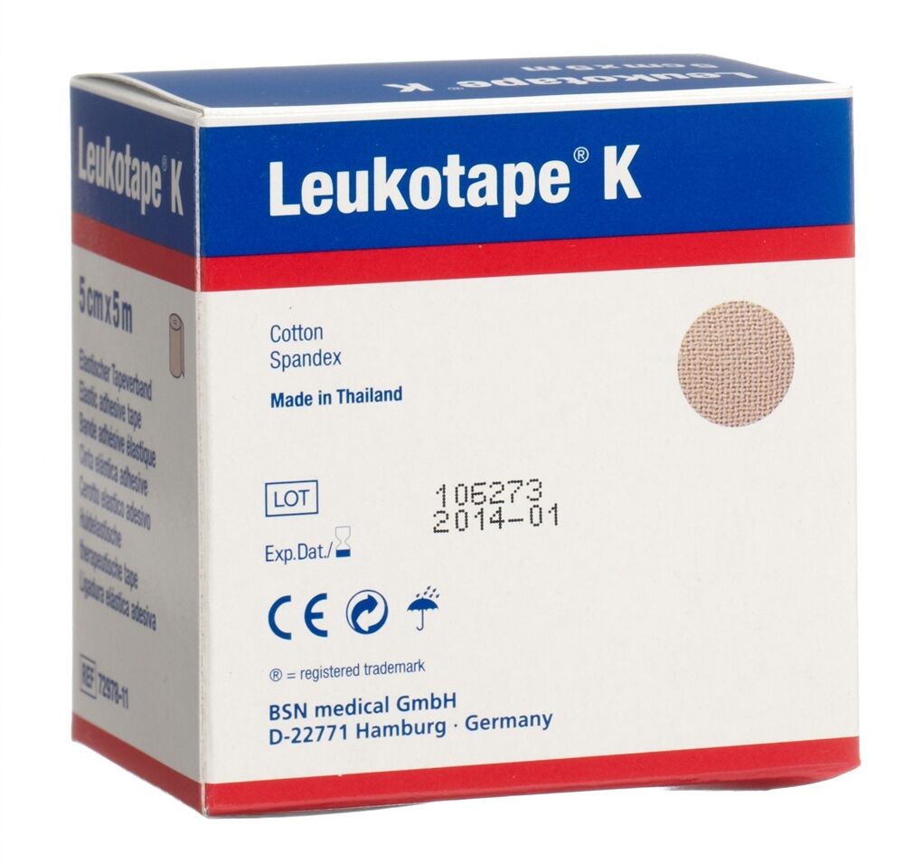 Nastro kinesiologico Leukotape® K 5mx5cm color pelle