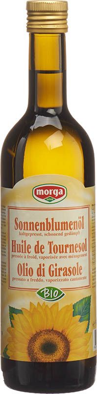 MORGA BIO olio di girasole spremuto a freddo 5dl